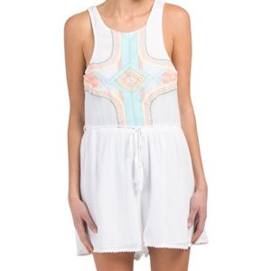 VITAMIN A Racquel Cover-up Romper NWOT, XS